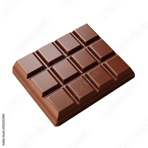 a chocolate bar with squares