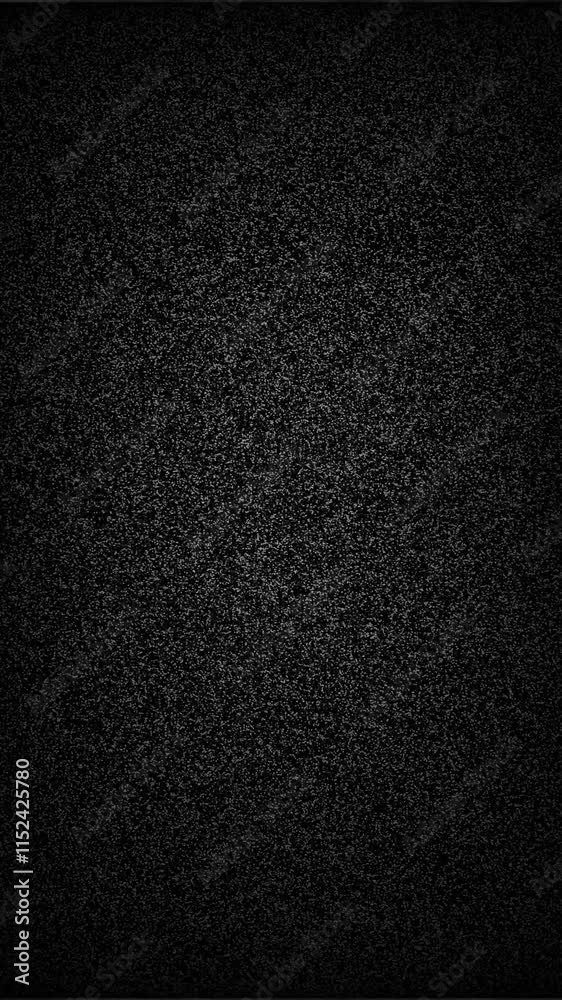 Metallic glitter black background. Dark gray paper backround. Black glitter background from wrapping paper, vertical video. Perfect for background use in videos and projects