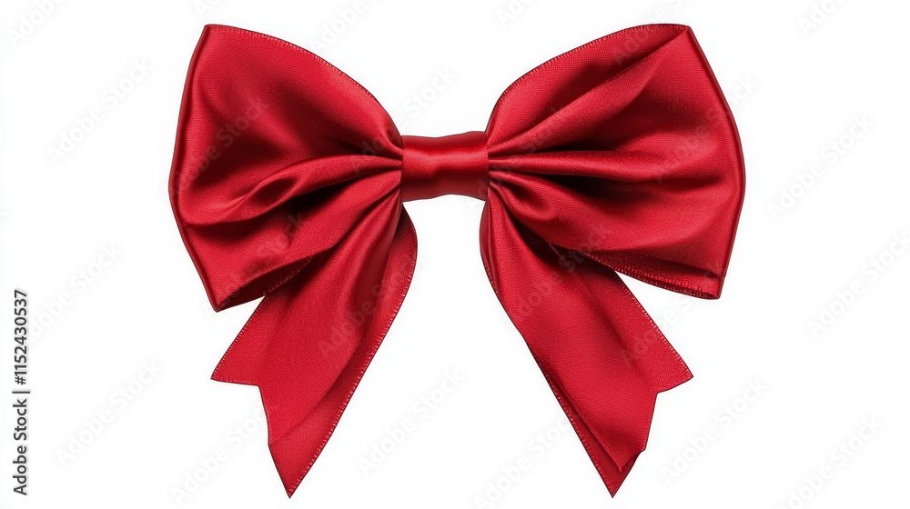 Knot red bow with horizontal red ribbon isolated on white. Decorative design element for celebrations greetings, invitations, Red ribbon with red bow on a white background. Vector isolated bow vector. Knot red bow with horizontal red ribbon isolated on white. Decorative design element for celebrations greetings, invitations, Red ribbon with red bow on a white background. Vector isolated bow vector.