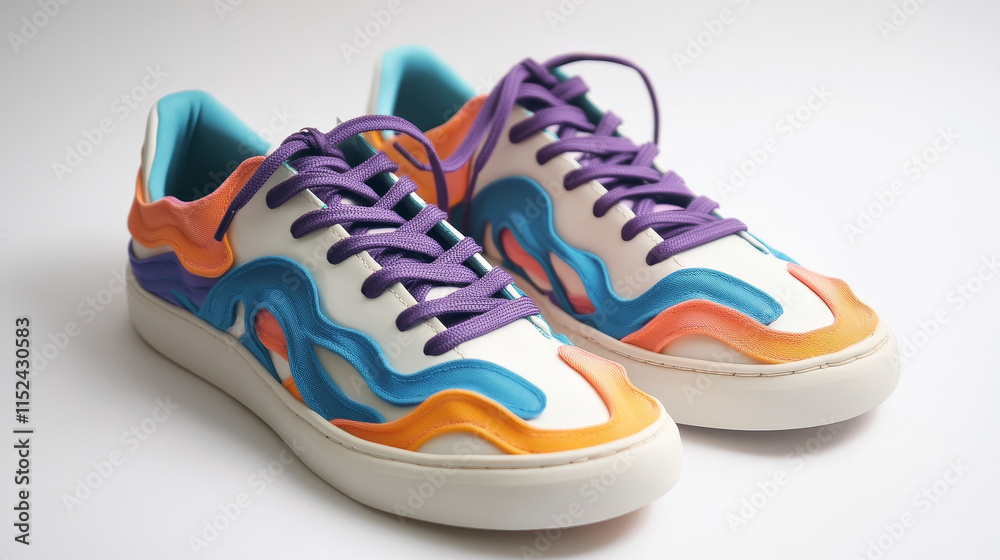 White shoelaces, lacing by ropes in sneakers different ways. Vector realistic set of wavy and straight footwear cords, boots or shoes with strings isolated on gray background White shoelaces, lacing by ropes in sneakers different ways. Vector realistic set of wavy and straight footwear cords, boots or shoes with strings isolated on gray background