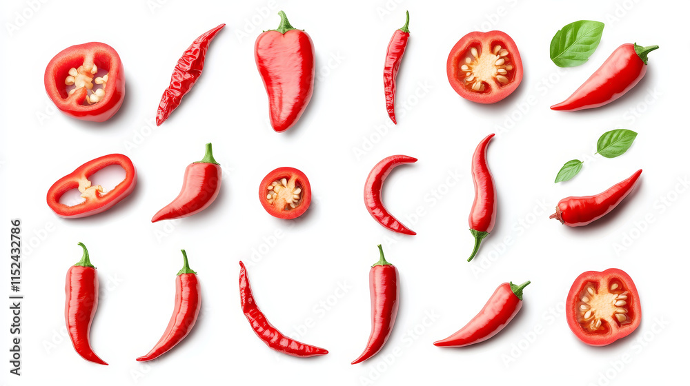 Chili pepper realistic 3d image on transparent background. Vector png illustration of red hot cayenne. Organic vegetable farming. Natural spicy paprika seasoning. Mexican cuisine ingredient Chili pepper realistic 3d image on transparent background. Vector png illustration of red hot cayenne. Organic vegetable farming. Natural spicy paprika seasoning. Mexican cuisine ingredient