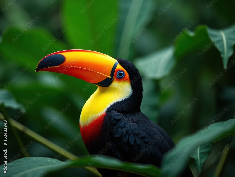 Fototapeta premium toucan on a branch