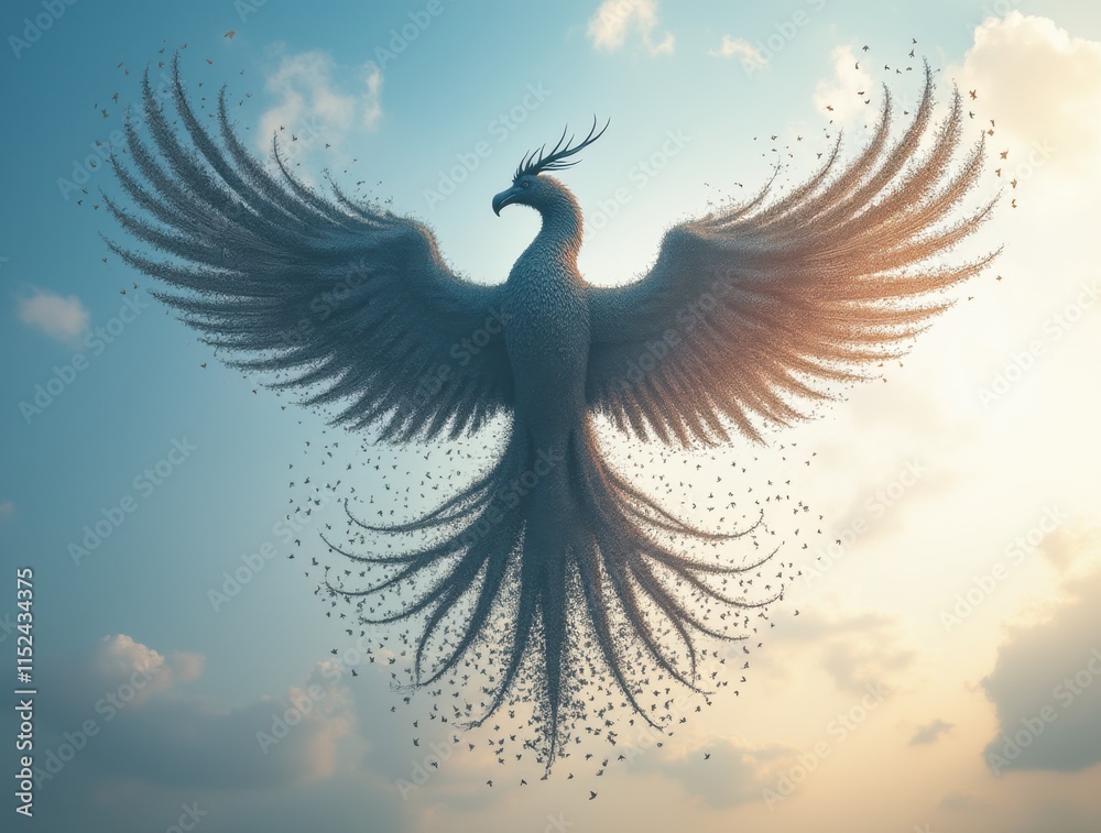 Fototapeta premium angel with wings