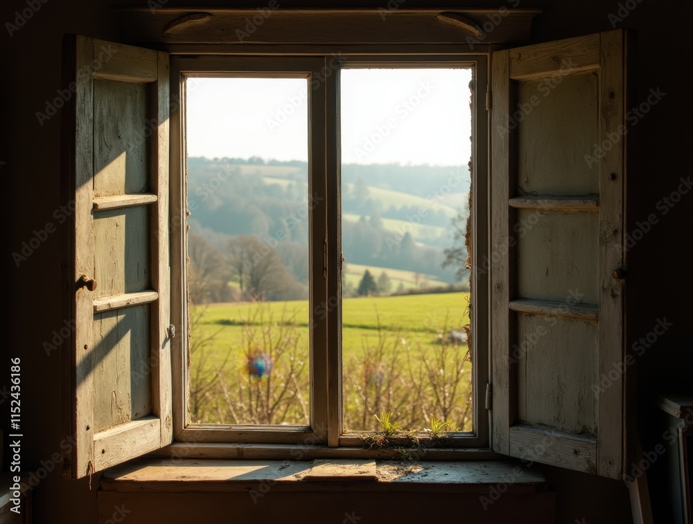 Fototapeta premium window with a view