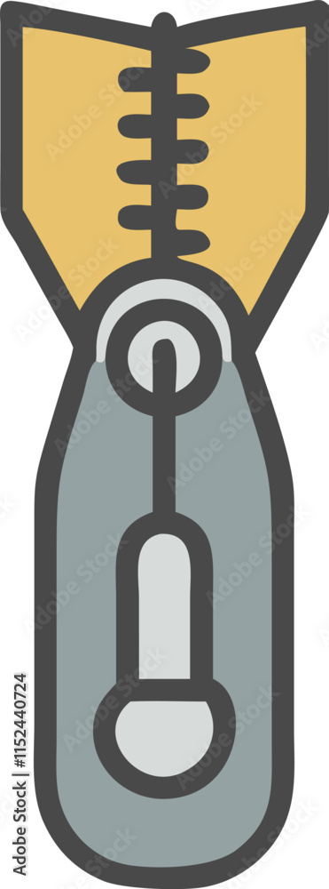 Close-up Detailed View of a Metal Zipper Mechanism Close-up Detailed View of a Metal Zipper Mechanism