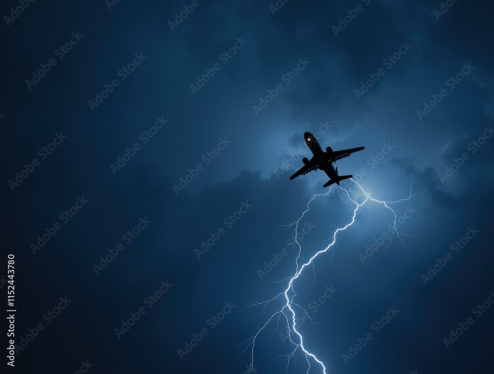 Fototapeta premium airplane on the sky background