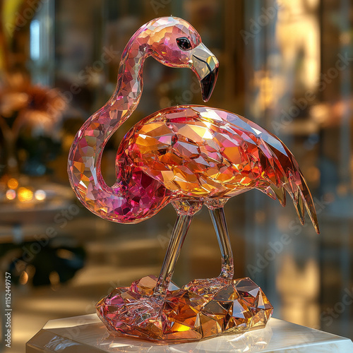 art made of crystal
