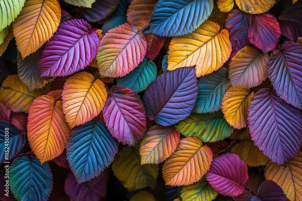 Vibrant autumn leaves in diverse colors. Vibrant autumn leaves in diverse colors.