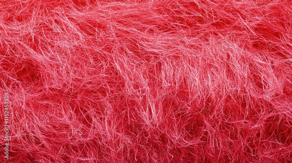 Obraz premium A close-up shot of a pile of bright red yarn, perfect for textile or craft related projects