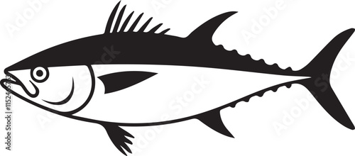 tuna fish silhouette
