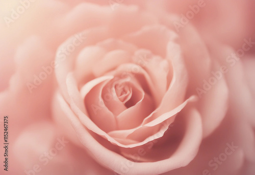 Pink rose peach coral beige white abstract background Color gradient ombre blur blend Pastel light s