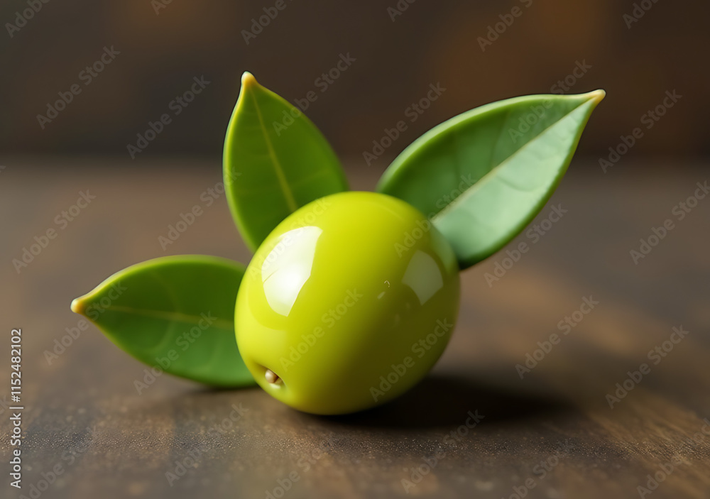 custom made wallpaper toronto digitalsingle green olive leaves removed garnishing purposes often cooking restaurants worldwide