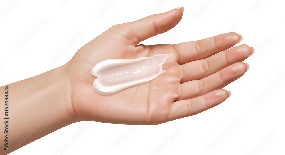 Palm Holding Cream for Skin Hydration
Palm Holding Cream for Skin Hydration
