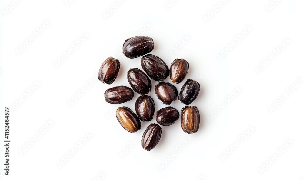 High-Quality Jojoba Oil with Jojoba Seeds Isolated on White Background, Ideal for Natural Skincare and Haircare Use. High-Quality Jojoba Oil with Jojoba Seeds Isolated on White Background, Ideal for Natural Skincare and Haircare Use.
