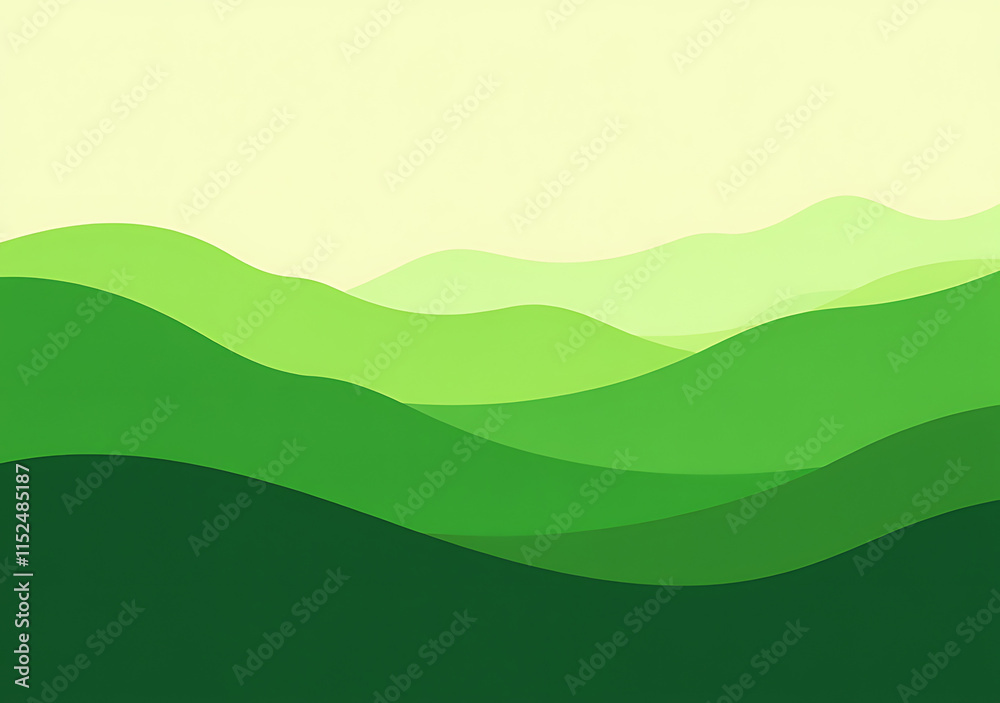 cutting rolling green hills creates simple landscape cutting rolling green hills creates simple landscape