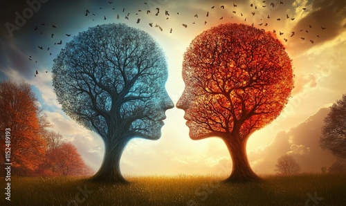 Mental health according to psychiatry and psychology is a concept that refers to human abnormal personality behavior and mood disorders such as schizophrenia and bipolar syndrome