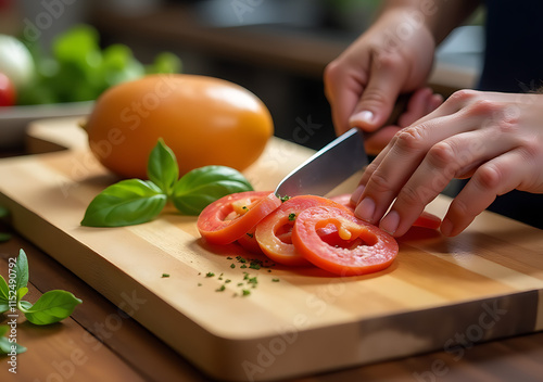 wooden boards often used cutting food items safely hygienically every photo