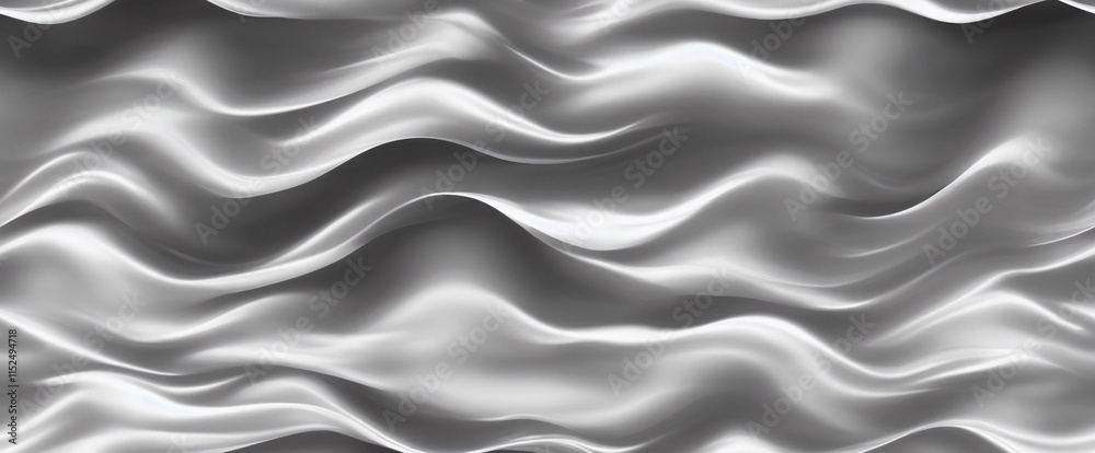 Obraz premium silver wave texture
