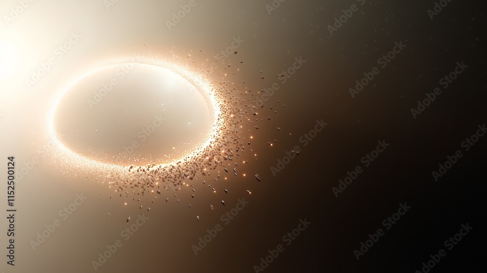 A massive, glowing space station orbiting a swirling nebula at the edge of the galaxy, with small spacecraft buzzing around like fireflies A massive, glowing space station orbiting a swirling nebula at the edge of the galaxy, with small spacecraft buzzing around like fireflies
