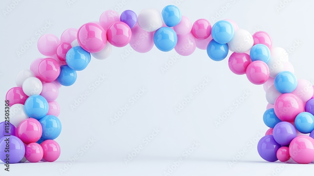Colorful Balloon Arch Colorful Balloon Arch