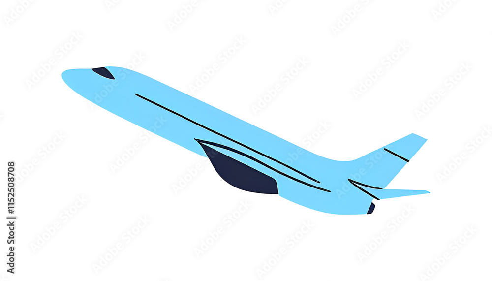 Ícone avião levantando voo Ícone avião levantando voo