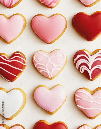 Delicious Valentine's Day Heart Shaped Cookies