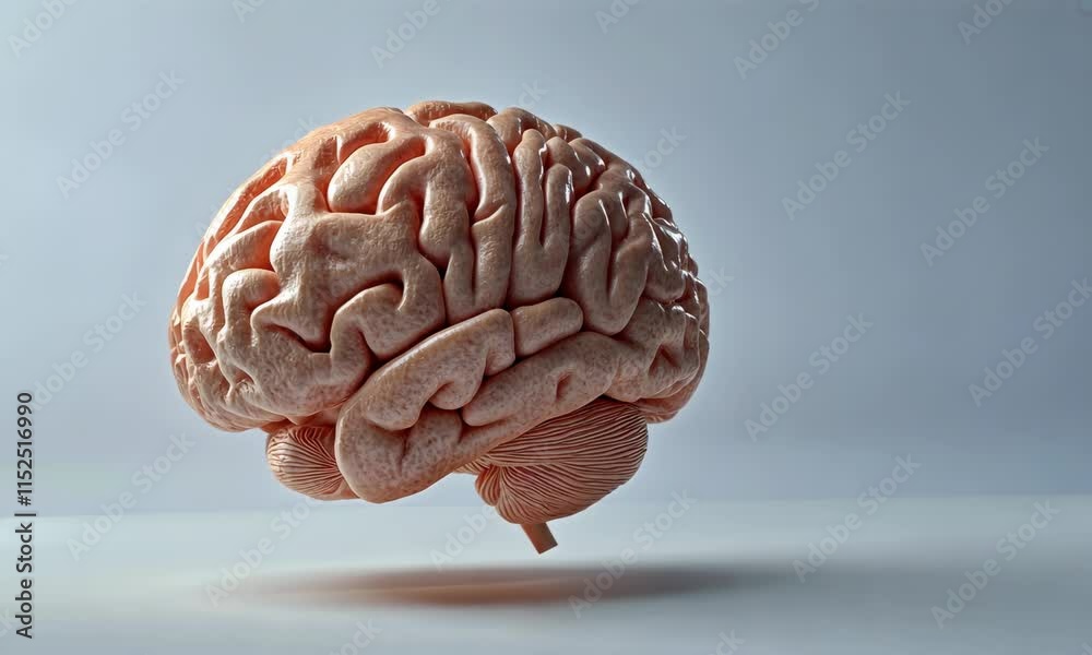 Human brain Anatomical 3d Animation. Futuristic Analyzing of human brain researching of neaural activity in the Brain. Human brain Anatomical 3d Animation. Futuristic Analyzing of human brain researching of neaural activity in the Brain.