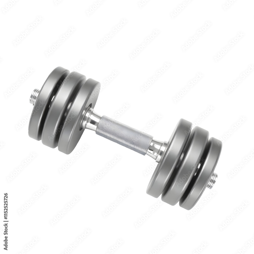 Fototapeta premium illustration of dumbbells in geometric shapes surreal infrared tones transparent background. Otherworldly appearance clean lines focusing on balance and visual clarity 