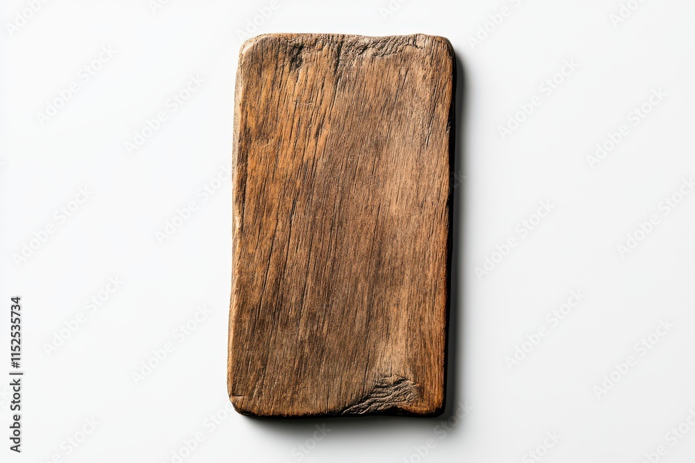 Fototapeta premium Rustic wooden frame showcasing a natural texture and finish