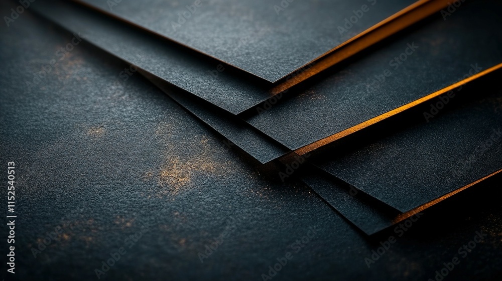 Abstract Dark Grey Textured Layers Overlapping Abstract Dark Grey Textured Layers Overlapping
