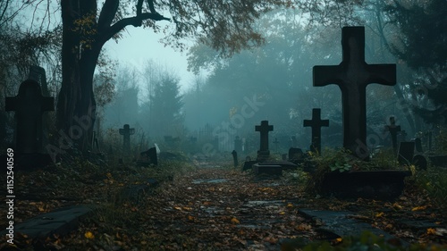 Mysterious graveyard