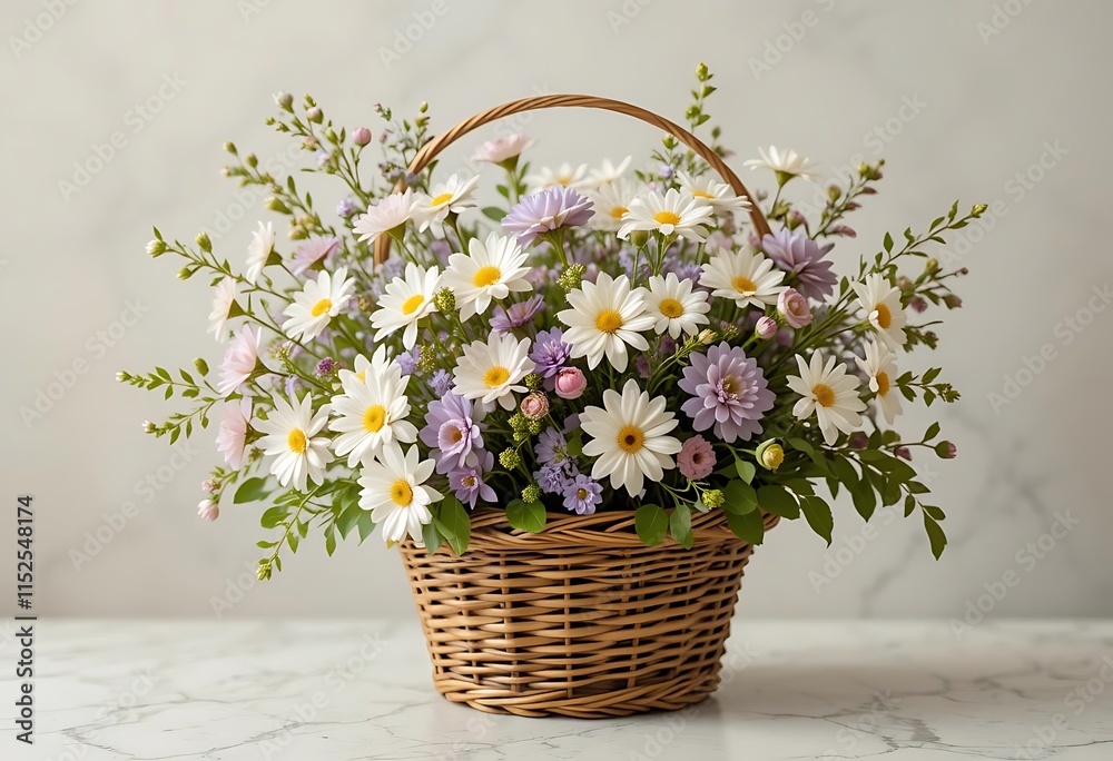 basket of flowers