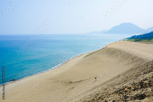 鳥取砂丘と日本海の絶景 photo