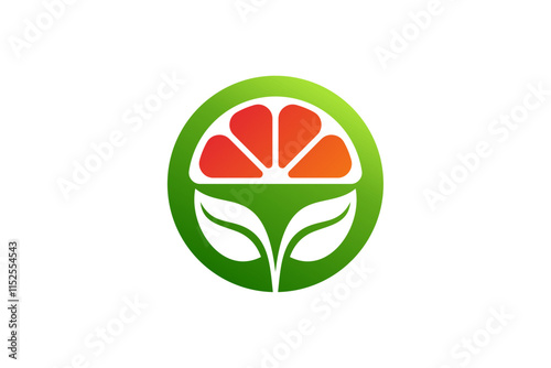 Modern Orange Fruit Shop Logo Design - Fresh, Vibrant, Minimalist, Perfect for Branding Your Business