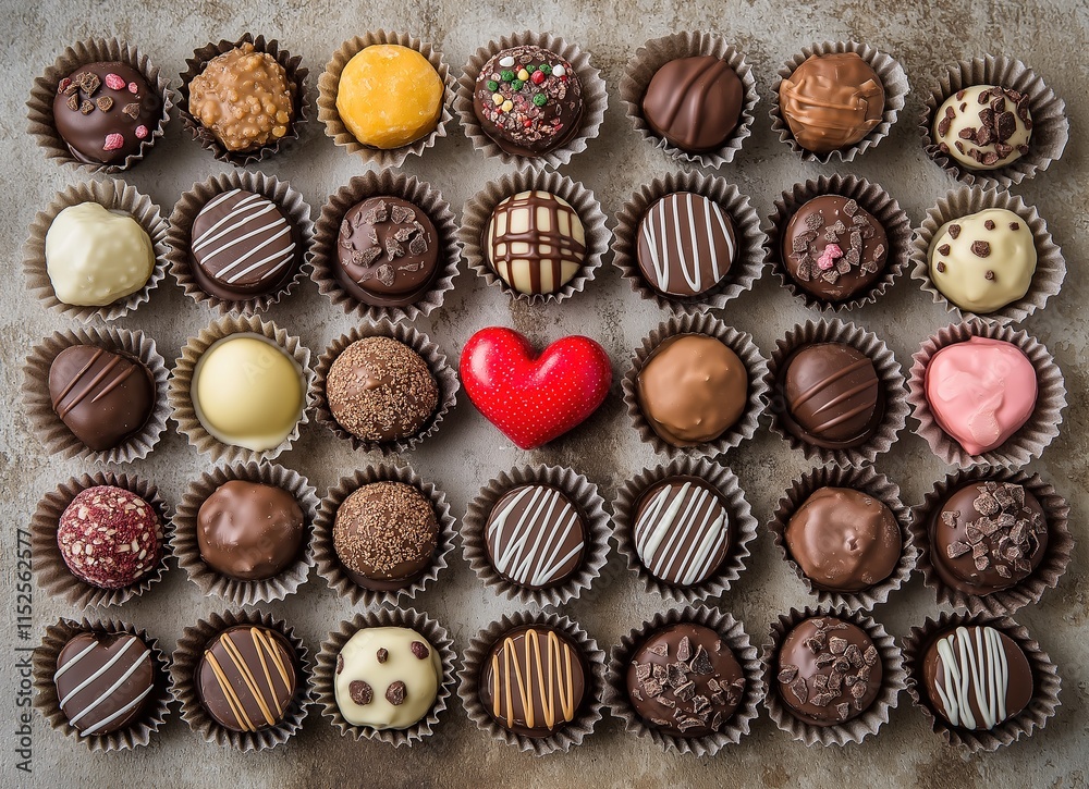 Valentines day heart shaped chocolate sweets collection. Top view chocolate background for love, for couples. Valentines day heart shaped chocolate sweets collection. Top view chocolate background for love, for couples.