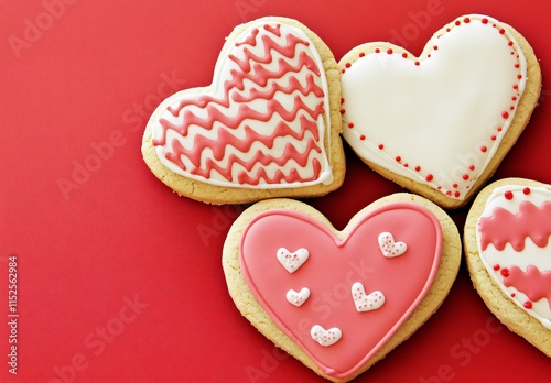 Delicious Valentine's Day Heart Shaped Cookies