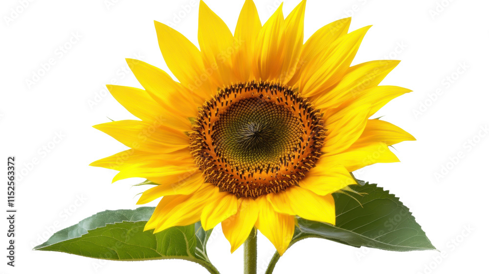 Obraz premium Sunflower, transparent background