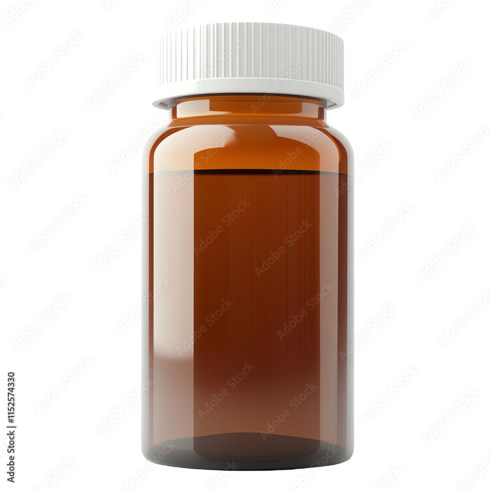 Obraz premium Medicine Bottle PNG