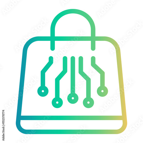 Shop Line Gradient Icon