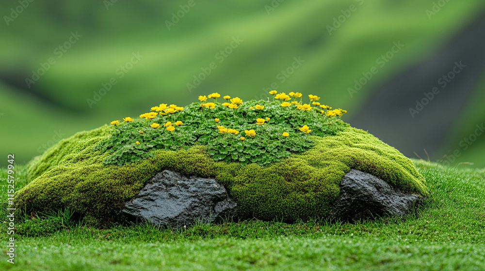 Moss-covered rocks surrounded by soft greenery in a natural setting, creating a peaceful and serene atmosphere that evokes a sense of tranquility and timeless beauty
Moss-covered rocks surrounded by soft greenery in a natural setting, creating a peaceful and serene atmosphere that evokes a sense of tranquility and timeless beauty