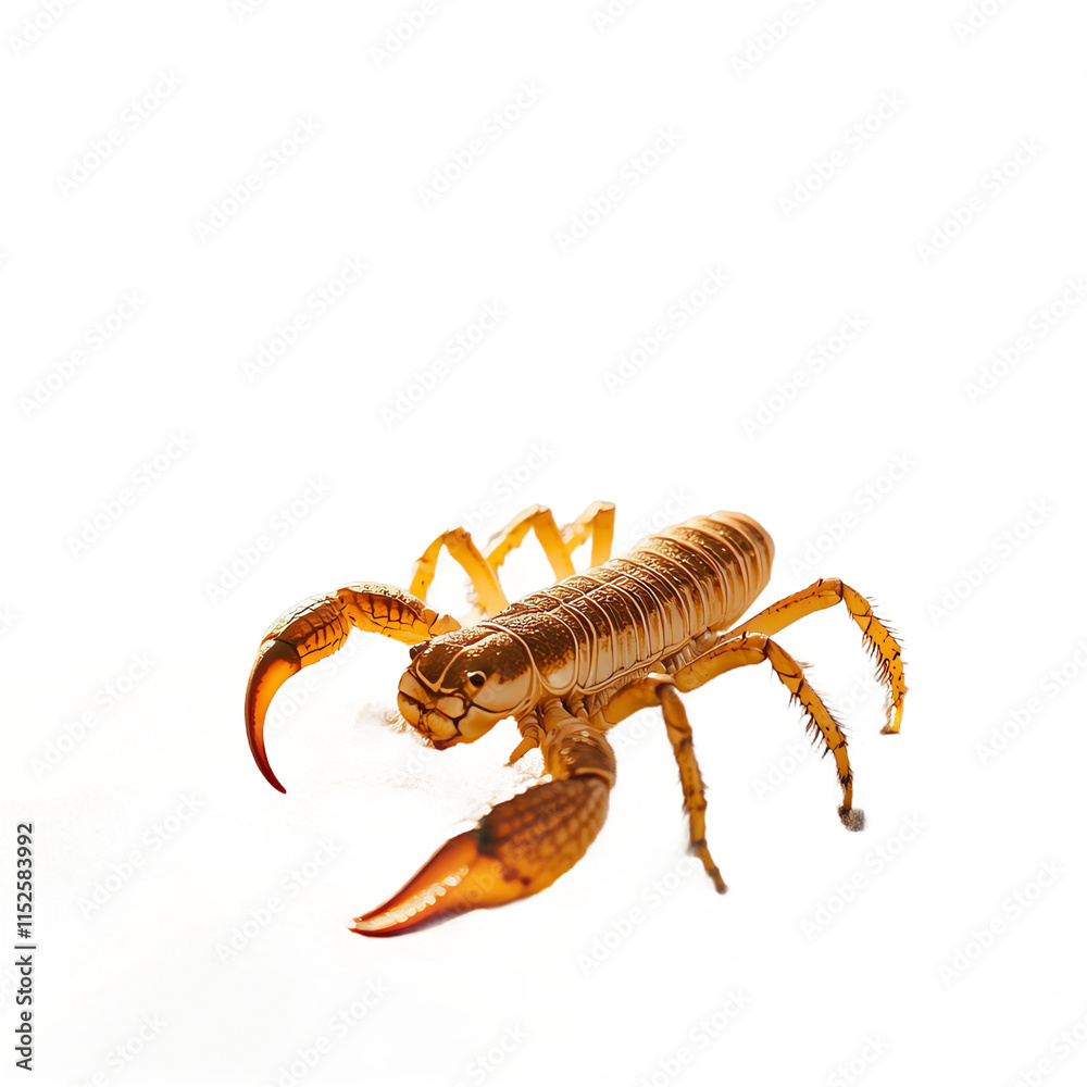 Scorpion on a Smooth Light PNG Scorpion on a Smooth Light PNG