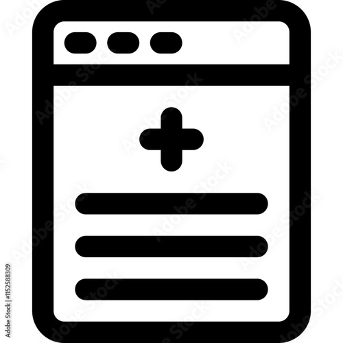 spare hospital icon style outline