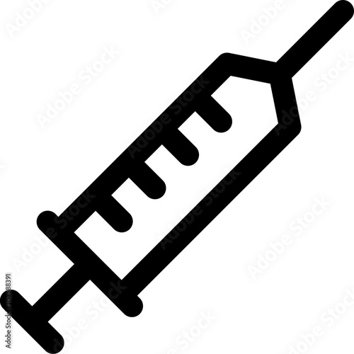 injection hospital icon style outline