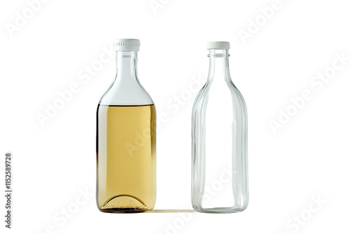 Wallpaper Mural Two Different Bottles Next to Each Other with Some Space Between PNG Torontodigital.ca