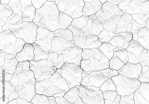 Abstract Cracked White Texture Seamless Pattern Background photo