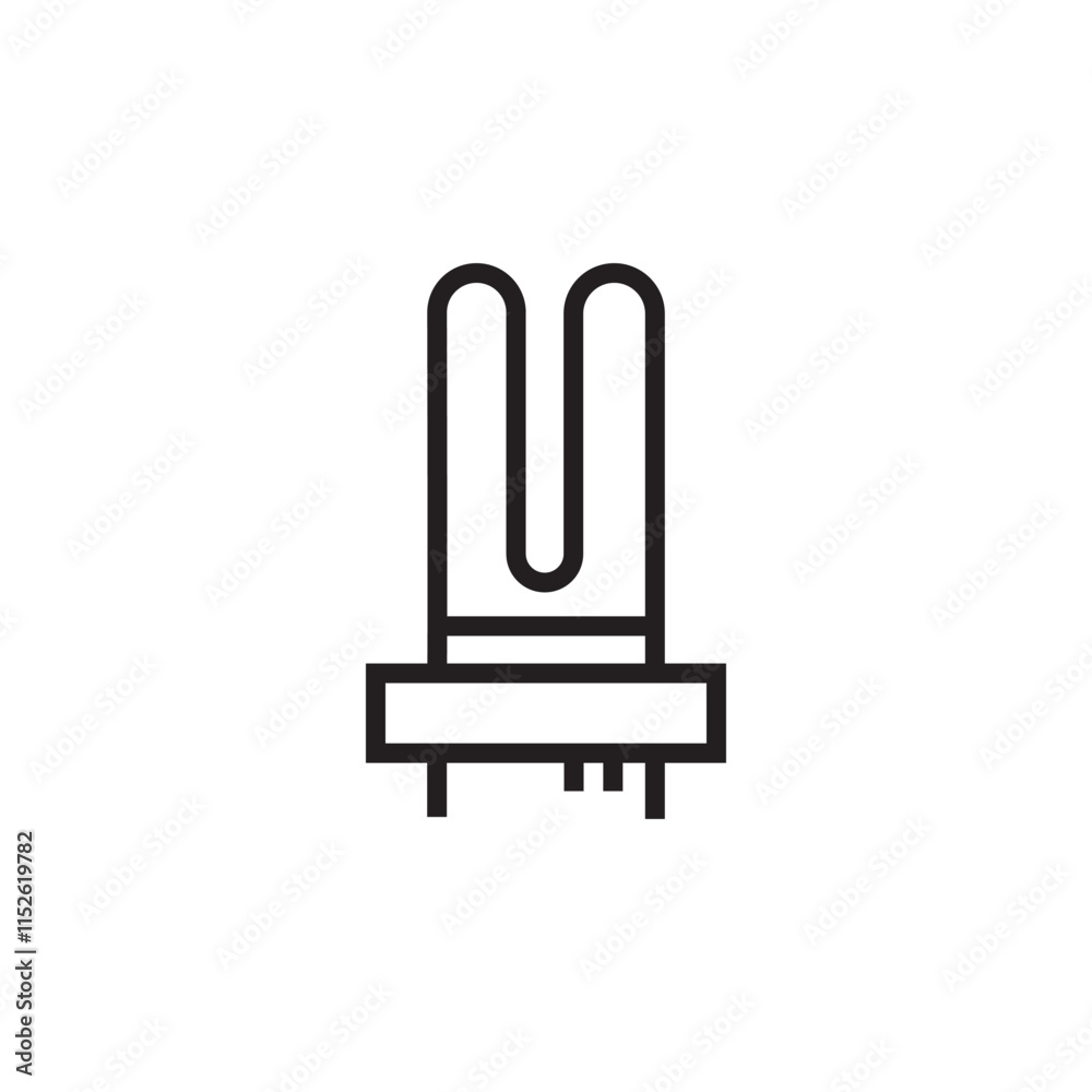 Heater icon vector eps outline stroke editable Heater icon vector eps outline stroke editable