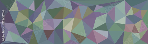 A dynamic interplay of colors and forms. The intricate arrangement of triangles creates a sense of energy and movement.