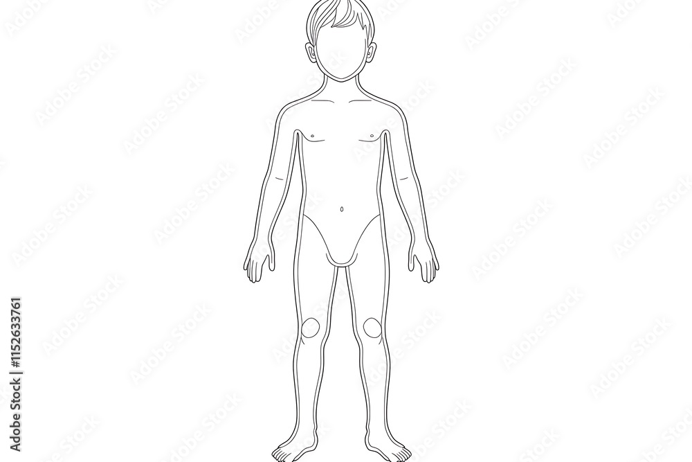Blank Gender-Neutral Child Figure for Journals Blank Gender-Neutral Child Figure for Journals