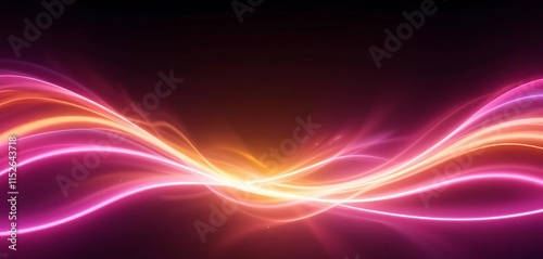 Wallpaper Mural abstract background with glowing lines Torontodigital.ca