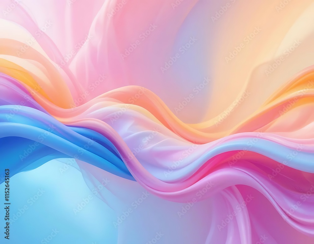 Pastel Swirling Fabric Abstract Art Design Pastel Swirling Fabric Abstract Art Design